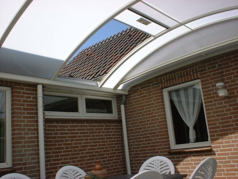 Skinle carport met enkele boogdak type R