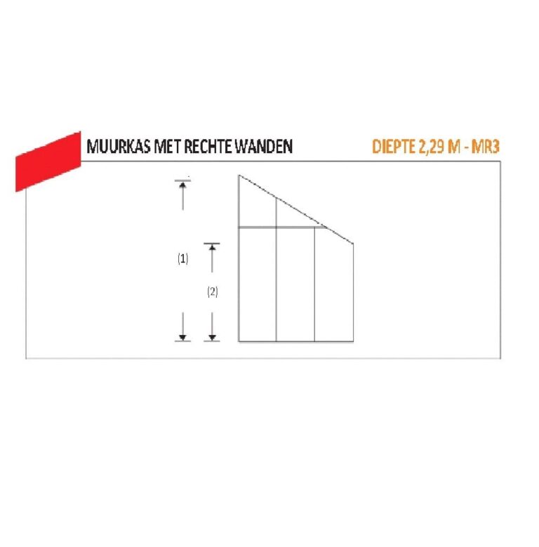 ACD Prestige Muurkas MR304H, afmeting 229 x 298 cm