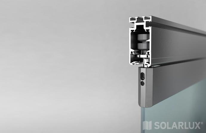 Solarlux aluminium schuif/draaiwand SL25 niet geisoleerd