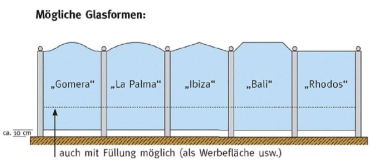 Windscherm verrijdbaar