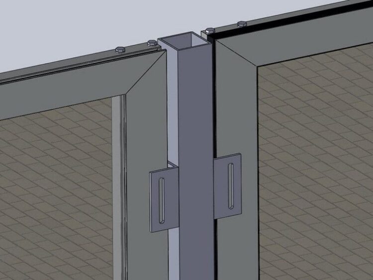 Mobiel windscherm MW 2 (2 panelen)