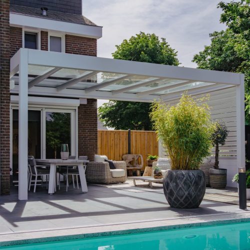 Deponti Pinela Glass overkapping met glas