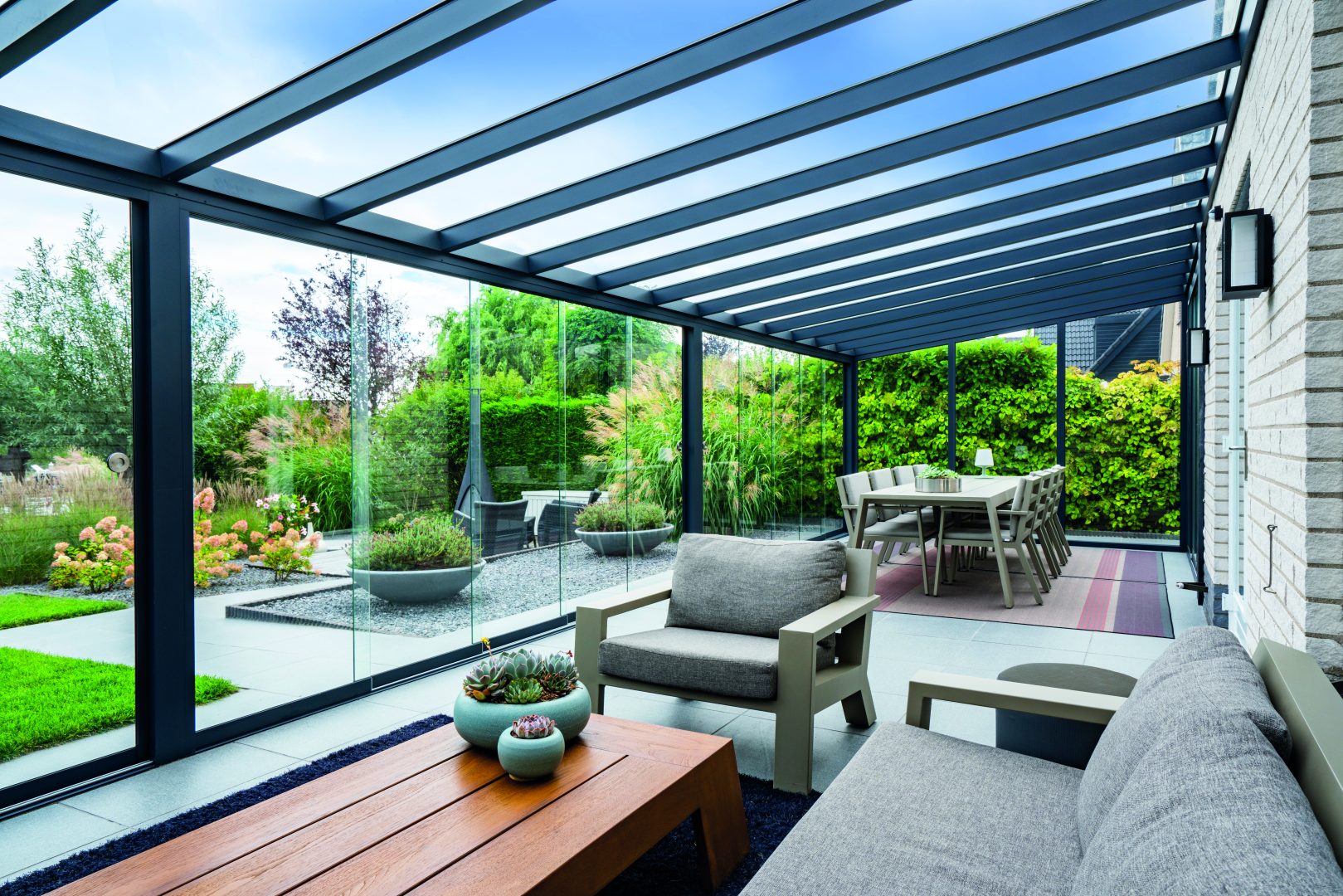 Deponti Giallo Plus aluminium overkapping - Afbeelding 4