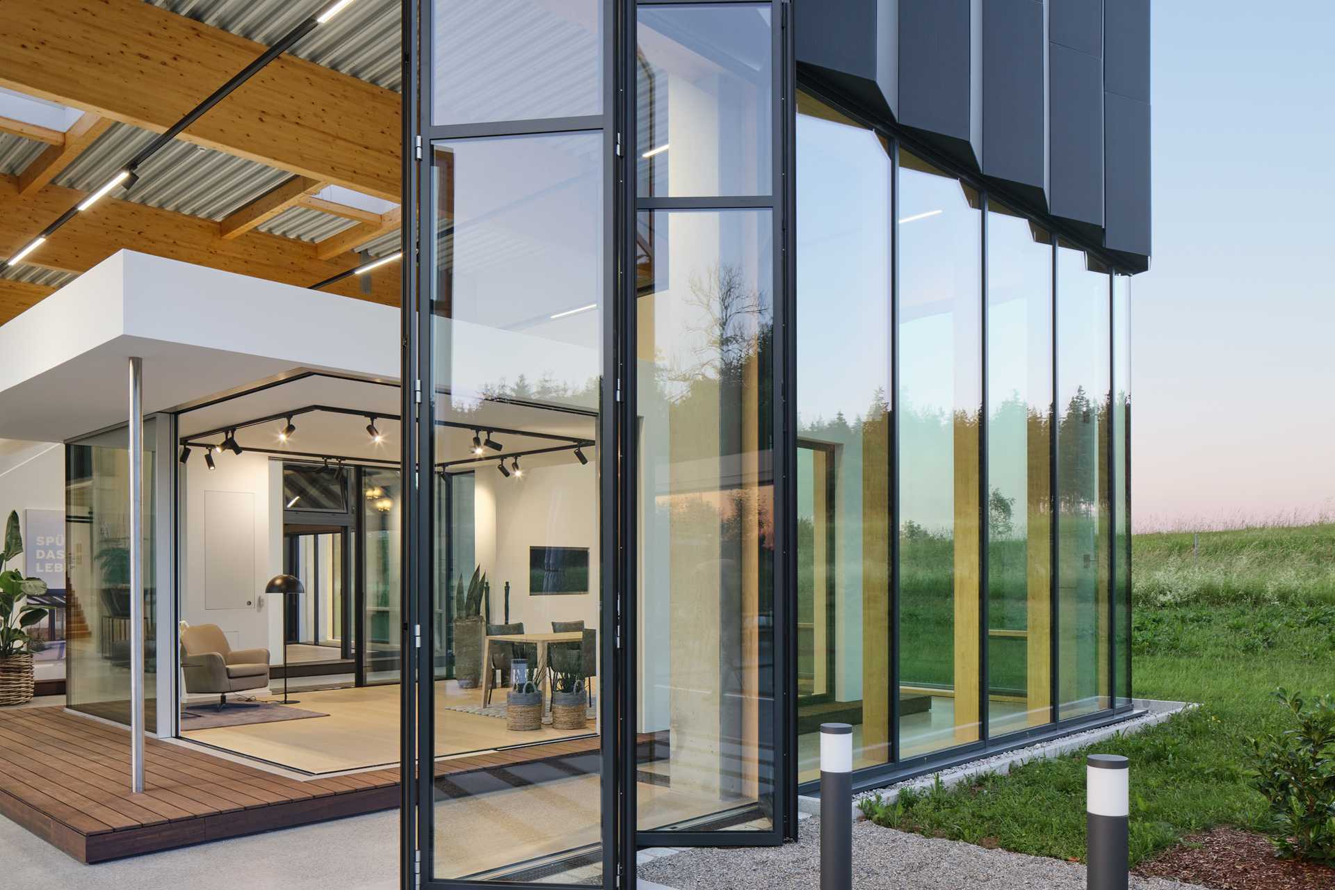 Solarlux aluminium vouwwand type 'MEGALINE' geïsoleerd - Afbeelding 3