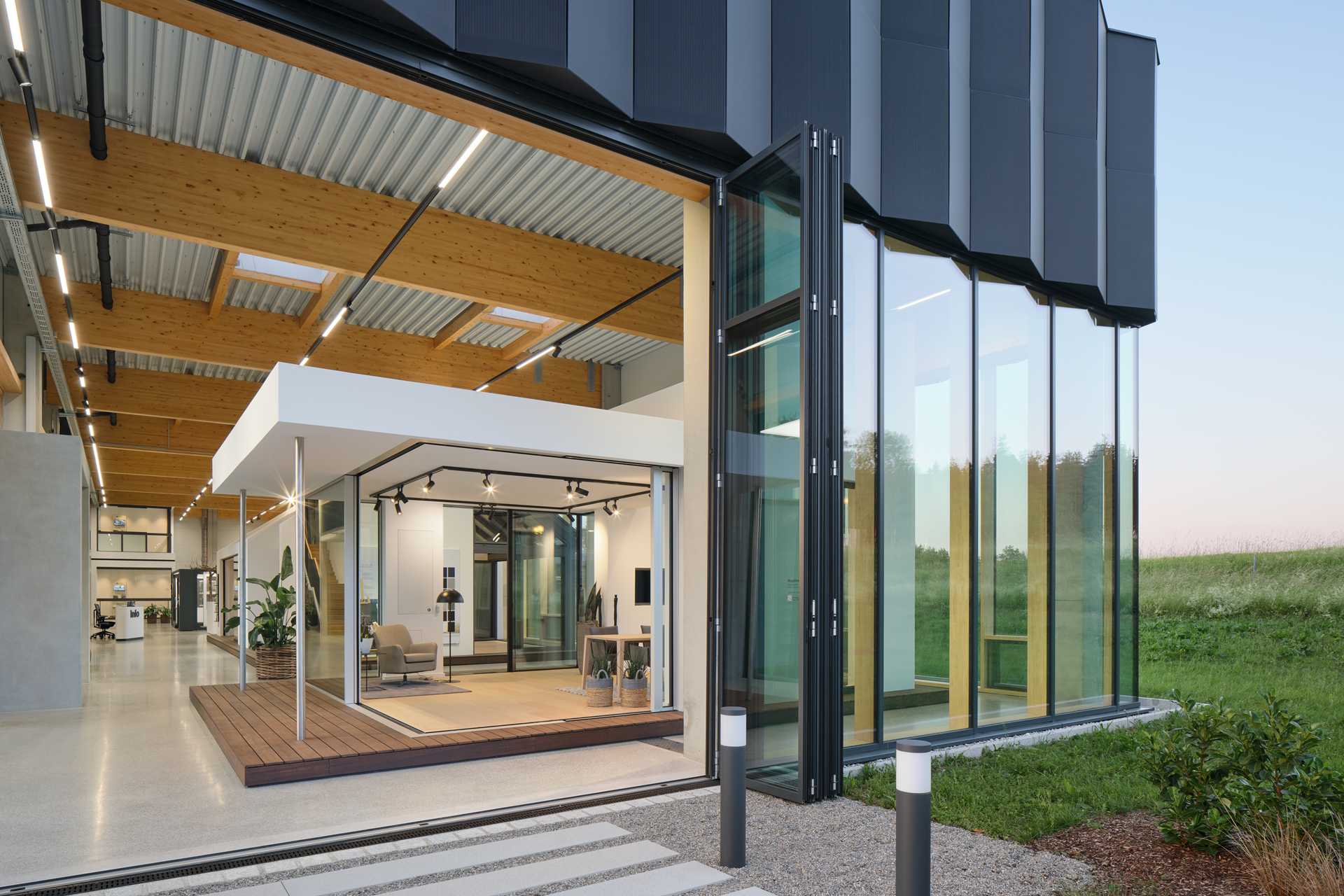 Solarlux aluminium vouwwand type 'MEGALINE' geïsoleerd - Afbeelding 8