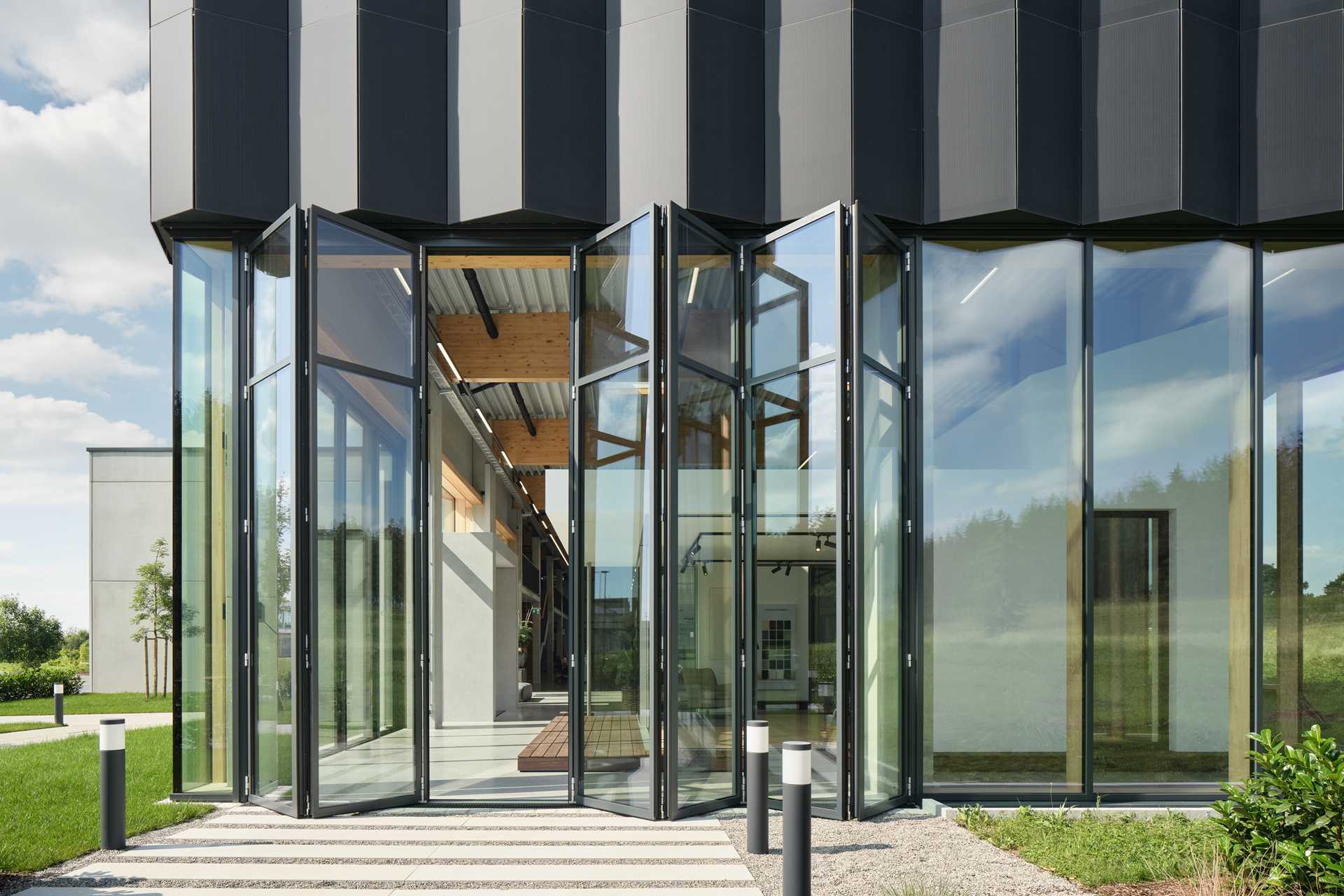 Solarlux aluminium vouwwand type 'MEGALINE' geïsoleerd - Afbeelding 7